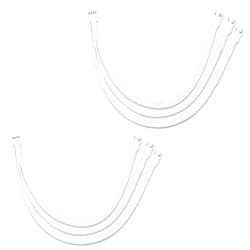 JAZZCOOLING 4 Pin PC Fan Splitter Cable, PWM Fan Splitter, 10.6 inch Sleeved Braided Adapter Computer PC Fan Extension Cable Converter for Computer, 4 pin Fan Splitter, 1 to 3 (2 Pack)