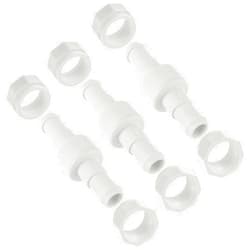 HUAREW Pool Cleaner Hose Swivel D20 with D15 Hose Nut Combo Kit Replacement for 280, 380, 180 Pool Cleaner Replacement Parts(Pack of 3)