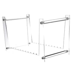 Dasdffvf Clear Acrylic Vinyls Record Storage Desktop Vinyls Records Holder Acrylic Display Stand For Records