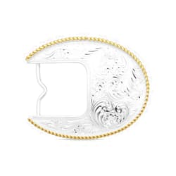 Montana Silversmiths Elevated Classic Oval Belt Buckle - 51510NF