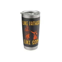 Moped Driver Scooter Fun Statement Biker Apparel Motocross Dirt Bike Motorcycle Racing Stainless Steel Insulated Tumbler