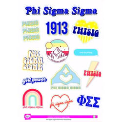 Sorority Shop Phi Sigma Sigma- Sticker Sheet - Girl Power