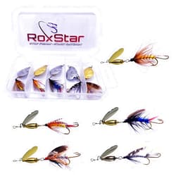 RoxStar Lures RoxStar Fly Strikers Wet Flies Trophy Series - Hand-Crafted in The USA - Proven Nationwide Most Versatile Fishing Spinner for Bass, Trout, Pike