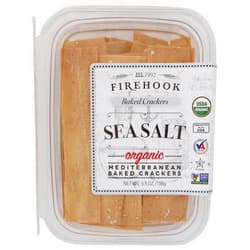 Heywood Firehook Baked Crackers, Cracker Sea Salt Organic, 5.5 Ounce