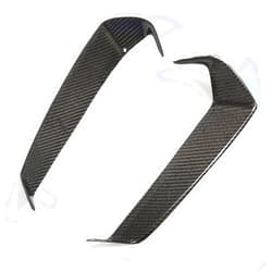 Fydun 2pcs Headlight Eyebrow Eyelid Cover Carbon Fiber Car Front Headlamp Eyelid Decal Trim with Double Sided Tape for GTR R35 2008 to 2016