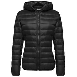 Wantdo Women's Hooded Packable Ultra Light Weight Short Down Jacket