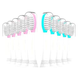 CILGEWH Kids Replacement Toothbrush Heads 10 Pack for Philips Sonicare Electric Toothbrush Soft Brush Head for Child 7+ for Boy Girl,5pink+5blue