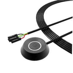 DKE PC Power Button Desktop PC Computer Case Power Switch On Off HDD Push Computer Host Button Supply Supplies with 2m Cables