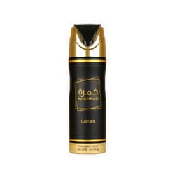 Lattafa Khamrah Perfumed Deo Spray for Unisex, 6.7 Ounce