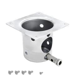 GasSaf Stainless Steel Fire Burn Pot Replacement for Traeger and Pit Boss Pellet Grills with Screws
