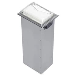 San Jamar H2005 Stainless Steel in-Counter Fullfold Control Napkin Dispenser, 750 Plus Capacity, 7