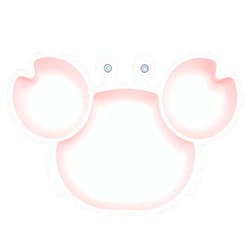 Linowos Silicone Suction Plate for Toddlers - Self Feeding Training Divided Plate Dish and Bowl for Baby and Toddler, Fits for Most Highchairs Trays, BPA Free Microwave Dishwasher Safe