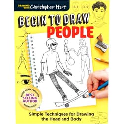 Christopher Hart Begin to Draw People: Simple Techniques for Drawing the Head and Body