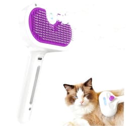 Katoggy Steam Cat Brush, Self Cleaning Dog Steam Grooming Brush, Easy To Clean, Remove Static Flying Hair Spray Grooming Brush for Cats and Dogs