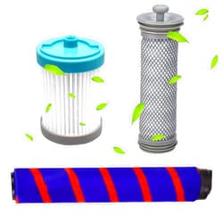 Xpopox Replacement Filter and Brush Roller for Tineco A10/A11 Hero/for Tineco A10/A11 Master, PURE ONE S11 Series Cordless Vacuum Cleaner - Includes 1 Brush Roller, 1 Pre Filter, 1 HEPA Filter
