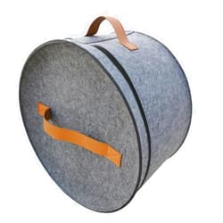 JEFEE Hat Storage Box Travel Hat Box Clothes Box for Women&Men Foldable Storage Box Grey