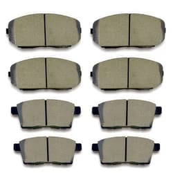 ALADICHE Ceramic Front Rear Brake Pads Set Fit For 2007-2010 Ford Edge,For 2007-2010 Lincoln MKX,For 2007-2012 Mazda CX-7,For 2007-2015 Mazda CX-9