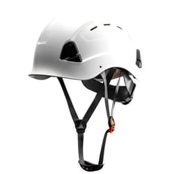LOHASWORK Hard Hats Construction OSHA Safety Helmet with Chin Strap ANSI Z89.1 Approved Vented Hardhat Arborist Tree Construction Work Helmet Casco De Construccion