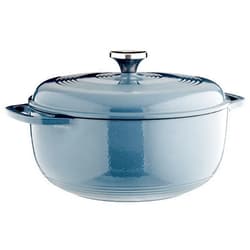 Lodge EC6D34 Enameled Dutch Oven, 6 Qt, Storm Blue