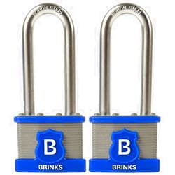 Brinks Commercial Padlocks BRINKS - 44mm XT Series Commercial Laminated Steel Padlock with 2 3/8