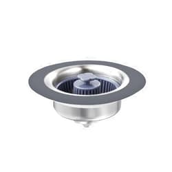 RQJLZ 3 in 1 Kitchen Sink Drain Strainer and Stopper Set, Premium 304 Stainless Steel Metal Kitchen Sink Stopper, Pop Up Sink Strainer Basket Filter for US Standard 3-1/2 Inch Kitchen Drain.