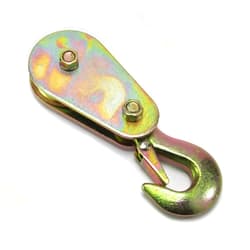Elitexion Heavy Duty Pulley Lifting Block Hoist with Hook for 3/8 inch Cable, 4000 LB Capacity