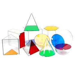 Learning Resources Giant GeoSolids, Large Plastic Shapes