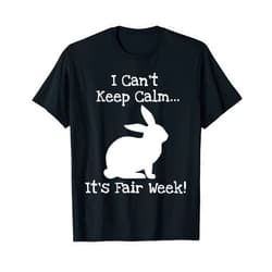 County Fair and Livestock Apparel Co. State and County Fair Show Rabbit Farm Animal Showing T-Shirt