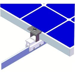 Magerack Mid Clamp MageClamp Rail-Less Solar Mounting Kit for Standing Seam Metal Roof Solar Panel Module Racking Installation