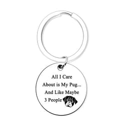 Dabihu Gifts for Animal Lovers Pet Owner Keychain for Dog Lovers Christmas Birthday Zookeeper Coworker Gifts