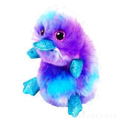 Yuanpulalala Beanie Boo Atlas Fox Wynnie Patty Phoneix Ophelia Slippers Lzzy Heather Unicorn Cat Animal Plush Doll 6inch (Zappy Platypus)
