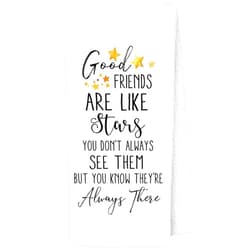 JINYO Good Friends are Like Stars Kitchen Towels, Gifts for Best Friend Hand Towels for Bathroom Kitchen Decor, Friendship Gifts for Women Friends Decorative Dish Tea Towels, 16x24 Inch