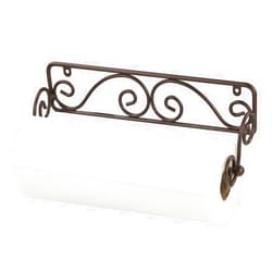 Home Basics Bronze Wall Mounted Paper Towel Holder 12 x 3 x 5 inches