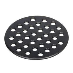 KAMaster 9 Inches BBQ High Heat Cast Iron Charcoal Fire Grate Fits for Large Kamado Grill Green Egg fire Grate and kamado Joe Grill Parts Charcoal Grate Replacement Accessories-9'' LFGC