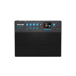 NUX DP-2000 8-Velocity Sensitive Independent Strike Percussion Pad with LED Lights, UI Interactive Interface, Six On-Board Effects, and Wavimport Function