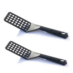 Berndes Range Kleen 9011 Black Slotted Nonstick Spatula Turner 2-Pack