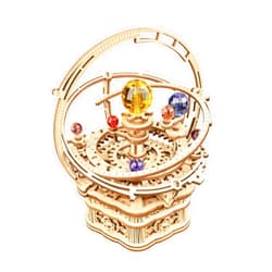 RoWood Music Box 3D Puzzles for Adults, DIY Wooden Mechanical Building Model Kits, Gift for Teens Kids on Children's Day/Birthday/Christmas - Starry Night