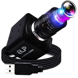 IEights 260fps Variable Focus Camera 2.8-12mm 4X Optical Zoom Webcam, 1080P Varifocal Web Cam Manual Zoom Lens Webcamera,Raspberry Pi Windows Mac Vari-Focus USB Web Camera,Close-up Monitoring Cameras