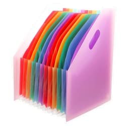Ciieeo Organ Pack Folder Plastic File Box Desk File Holder Desktop File Holder Document Organizer Desktop Magazine Rack Magazine File Organizer Accordion File Folder Accordion Folders A4
