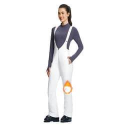 BALEAF Women's Snow Bibs Pants Waterproof Insulated Ski Overalls Pants Snowboarding Winter Warm Snow Suit