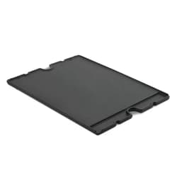 Broil King 11242 Exact Fit Cast Iron Griddle, Baron, Crown Series Gas Grills, and Crown Pellet Grills, Black