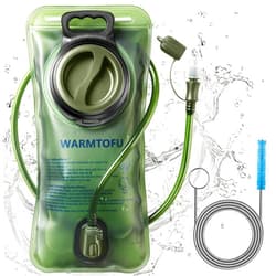 Warm tofu Hydration Bladder, 3rd Generation Water Bladder for Hiking Backpack, Upgrade Leak-Proof Water Reservoir, BPA-Free, 2 Liter Capacity, Premium Water Pouch, Easy To Carry for Biking, Running, Skiing