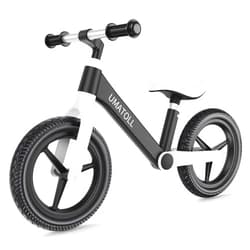 Umatoll 12 Inch Toddler Balance Bike, Age 2 to 5 Years Old, Ultra Light Nylon Frame No Pedal Balance Bicycle Gift for Boys Girls