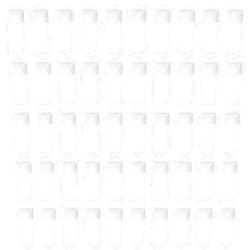 JIAKAI 5ml Plastic Test Tubes Small Bottle Vial Storage Vial Storage Container for Lab -50pcs
