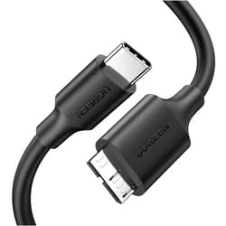 UGREEN USB C to USB 3.0 Micro B Cable, Fast Charging and Sync Data Transfer Cord, Compatible with Samsung Galaxy S5 Note 3 Seagate WD Toshiba External Hard Drive Camera, 3FT