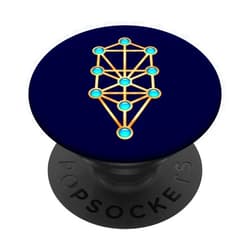 SPIRITUAL SIGNS AND SYMBOLS by yuma Tree of Life Sephiroth Mysticism Magic Esotericism Kabbalah PopSockets Swappable PopGrip