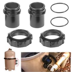 Hihitomorrow DE2400PAK2CS Filter Plumbing Kit Replacement Parts Fit For Hayward Swim Clear Pool Cartridge Filter C2020 C2025 C3020 C3025 C4020 C4025 C5020 C5025 C7000, For Hayward Super Star Clear C2000 - C5500