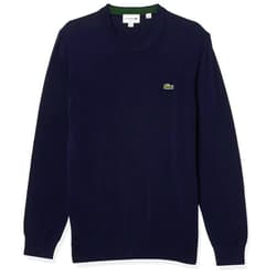 Lacoste Men's Long Sleeve Crew Neck Regular Fit Sweater