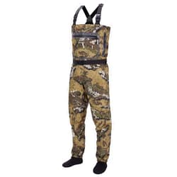 BASSDASH Breathable Ultra Lightweight Veil Camo Chest Stocking Foot Fishing Hunting Waders for Men