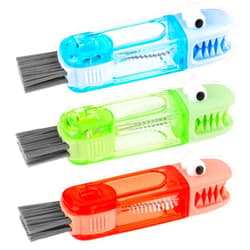 Qianyu 3 Pcs Bottle Cup Cleaning Brush 3-in-1 Multifunctional Lid Crevice Cleaner Mini Insulation Bottle Clean Tools Tiny Cute Narrow Neck Bottle Brushes for Home Kitchen Gadgets